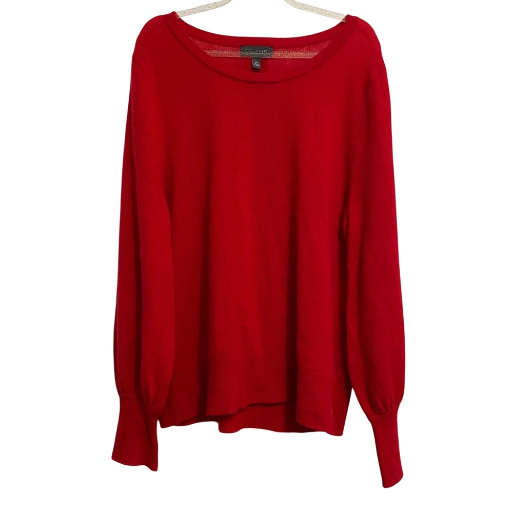 Women's 100% Cashmere Pullover Sweater 1X Quiet Luxury Capsule Transitional